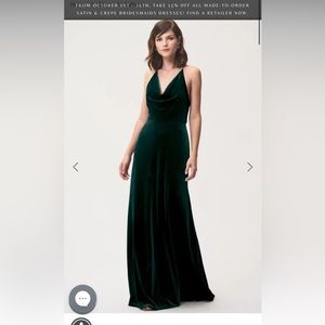 Jenny Yoo Sullivan Dress in Bluestone Color